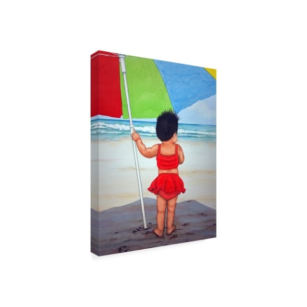 Patrick Sullivan 'Beach Baby K' Canvas Art,24x32